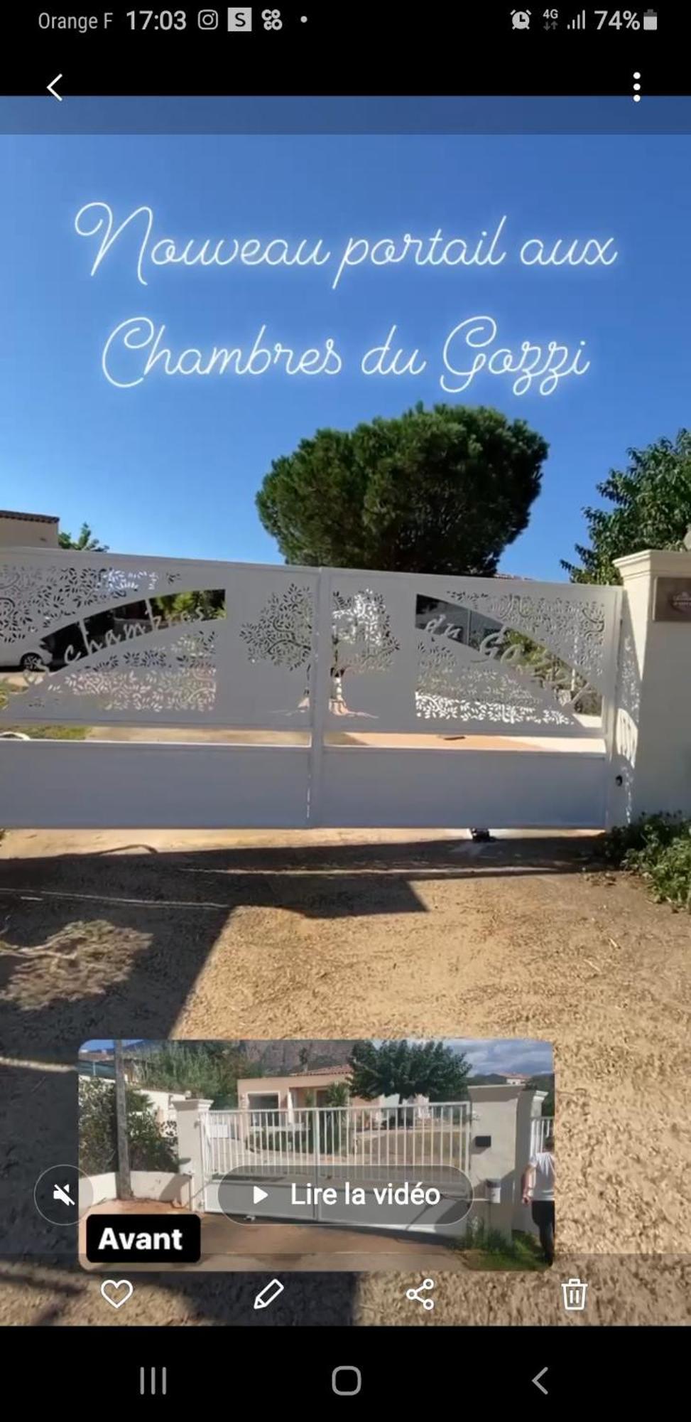 Chambres Du Gozzi Afa Kültér fotó